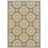 Bali 5863N Transitional/Casual Floral Polypropylene Indoor/Outdoor Area Rug