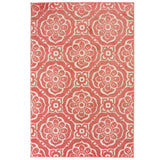 Oriental Weavers Barbados 539O4 Global/Casual Floral Polypropylene Indoor/Outdoor Area Rug Pink/ Ivory 9'10" x 12'10" B539O4300390ST