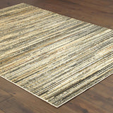 Oriental Weavers Bowen 1332J Contemporary/ Abstract Polypropylene, Polyester Indoor Area Rug Ivory/ Gold 9'10" x 12'10" B1332J300390ST