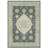 Branson BR05A Traditional/Persian Medallion Polypropylene Indoor Area Rug