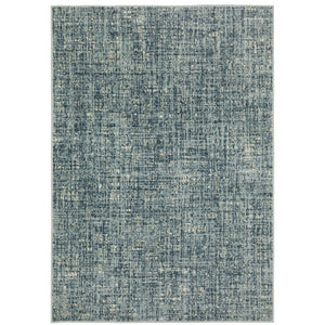 Oriental Weavers Branson BR13A Modern & Contemporary/Industrial Striped Polypropylene Indoor Area Rug Teal/ Grey 9'10" x 12'10" BBR13A300390ST