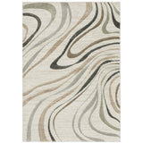 Oriental Weavers Cambria 162W2 Contemporary/Modern Abstract Polypropylene Indoor Area Rug Beige/ Multi 9'10" x 12'10" C162W2300390ST