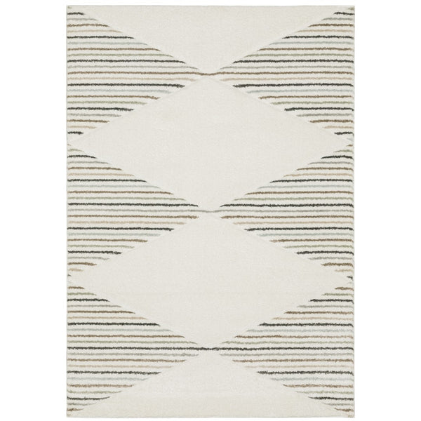 Oriental Weavers Cambria 4927C Scandinavian/Casual Geometric Polypropylene Indoor Area Rug Beige/ Multi 9'10" x 12'10" C4927C300390ST