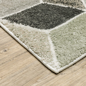 Oriental Weavers Cambria 083J2 Contemporary/Mid-Century Modern Geometric Polypropylene Indoor Area Rug Beige/Multi 9'10" x 12'10" C083J2300390ST