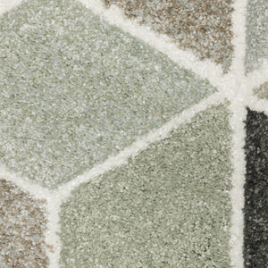 Oriental Weavers Cambria 083J2 Contemporary/Mid-Century Modern Geometric Polypropylene Indoor Area Rug Beige/Multi 9'10" x 12'10" C083J2300390ST