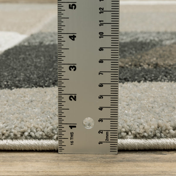 Oriental Weavers Cambria 084J2 Contemporary/Modern Geometric Polypropylene Indoor Area Rug Beige/ Multi 9'10" x 12'10" C084J2300390ST