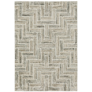 Oriental Weavers Cambria 093L2 Contemporary/Casual Herringbone Polypropylene Indoor Area Rug Ivory/ Beige 9'10" x 12'10" C093L2300390ST