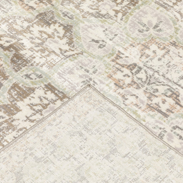 Oriental Weavers Capistrano 517B1 Global/Bohemian Floral Polypropylene, Polyester Indoor Area Rug Ivory/ Grey 5'3" x 7'6" C517B1160230ST