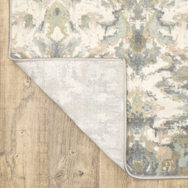 Oriental Weavers Capistrano 535B1 Bohemian/Global Geometric Polypropylene, Polyester Indoor Area Rug Ivory/ Multi 9'10" x 12'10" C535B1300390ST