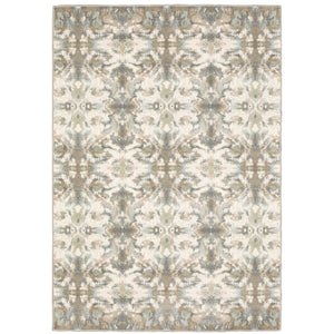 Oriental Weavers Capistrano 535B1 Bohemian/Global Geometric Polypropylene, Polyester Indoor Area Rug Ivory/ Multi 9'10" x 12'10" C535B1300390ST