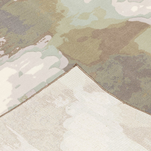 Oriental Weavers Capistrano 539C1 Industrial/Contemporary Abstract Polypropylene, Polyester Indoor Area Rug Ivory/ Green 9'10" x 12'10" C539C1300390ST