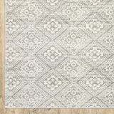 Oriental Weavers Capistrano 9894F Casual/Industrial Geometric Polypropylene, Polyester Indoor Area Rug Grey 9'10" x 12'10" C9894F300390ST
