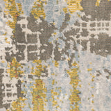 Oriental Weavers Caravan 1340W Contemporary/Industrial Abstract Polyester Indoor Area Rug Grey/ Blue 7'10" x 10'10" C1340W240340ST