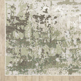 Oriental Weavers Caravan 2061W Contemporary/Industrial Abstract Polyester Indoor Area Rug Beige/ Green 6'7" x 9'6" C2061W200296ST