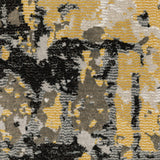 Oriental Weavers Caravan 2061X Contemporary/Industrial Abstract Polyester Indoor Area Rug Grey/ Gold 6'7" x 9'6" C2061X200296ST