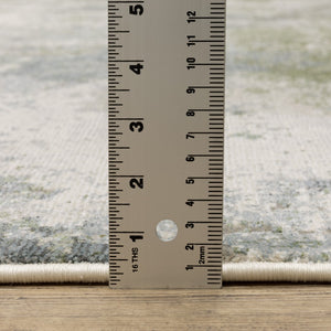 Oriental Weavers Caravan 5090E Contemporary/Industrial Abstract Polyester Indoor Area Rug Blue/ Green 7'10" x 10'10" C5090E240340ST