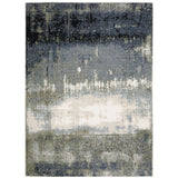 Oriental Weavers Caravan 5571H Contemporary/Industrial Abstract Polyester Indoor Area Rug Blue/ Green 7'10" x 10'10" C5571H240340ST