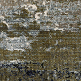 Oriental Weavers Caravan 8020L Contemporary/Industrial Abstract Polyester Indoor Area Rug Blue/ Green 9'10" x 12'10" C8020L300394ST