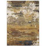 Caravan 8020X Contemporary/Industrial Abstract Polyester Indoor Area Rug