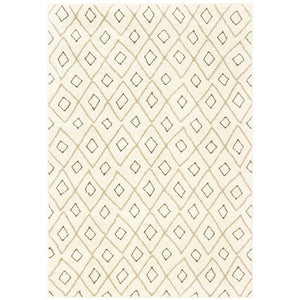 Oriental Weavers Carson 3943G Bohemian/Casual Geometric Polypropylene Indoor Area Rug Ivory/ Sand 9'10" x 12'10" C3943G300390ST