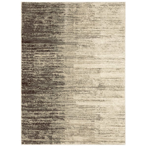 Oriental Weavers Carson 0735A Industrial/Vintage Abstract Polypropylene Indoor Area Rug Beige/ Grey 9'10" x 12'10" C0735A300390ST