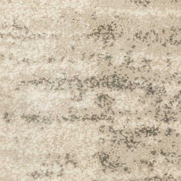 Oriental Weavers Carson 0735A Industrial/Vintage Abstract Polypropylene Indoor Area Rug Beige/ Grey 9'10" x 12'10" C0735A300390ST