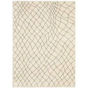 Oriental Weavers Carson 0738B Scandinavian/Global Geometric Polypropylene Indoor Area Rug Ivory/ Grey 9'10" x 12'10" C0738B300390ST