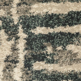 Oriental Weavers Carson 0745C Industrial/Contemporary Abstract Polypropylene Indoor Area Rug Blue/ Beige 9'10" x 12'10" C0745C300390ST