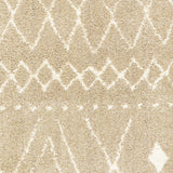 Oriental Weavers Carson 9665B Bohemian/Moroccan Geometric Polypropylene Indoor Area Rug Sand/ Ivory 9'10" x 12'10" C9665B300390ST