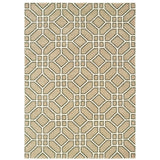 Oriental Weavers Carson 9669D Transitional/Mid-Century Modern Geometric Polypropylene Indoor Area Rug Sand/ Ivory 9'10" x 12'10" C9669D300390ST