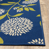 Oriental Weavers Caspian 8327L Transitional/Casual Floral Polypropylene Indoor/Outdoor Area Rug Blue/ Green 8'6" x 13' C8327L259396ST