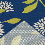 Oriental Weavers Caspian 8327L Transitional/Casual Floral Polypropylene Indoor/Outdoor Area Rug Blue/ Green 8'6" x 13' C8327L259396ST