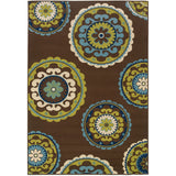 Caspian 859D6 Bohemian/Global Medallion Polypropylene Indoor/Outdoor Area Rug