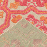 Oriental Weavers Cayman 2541V Bohemian/Global Geometric Polypropylene Indoor/Outdoor Area Rug Sand/ Pink 9'10" x 12'10" C2541V300390ST