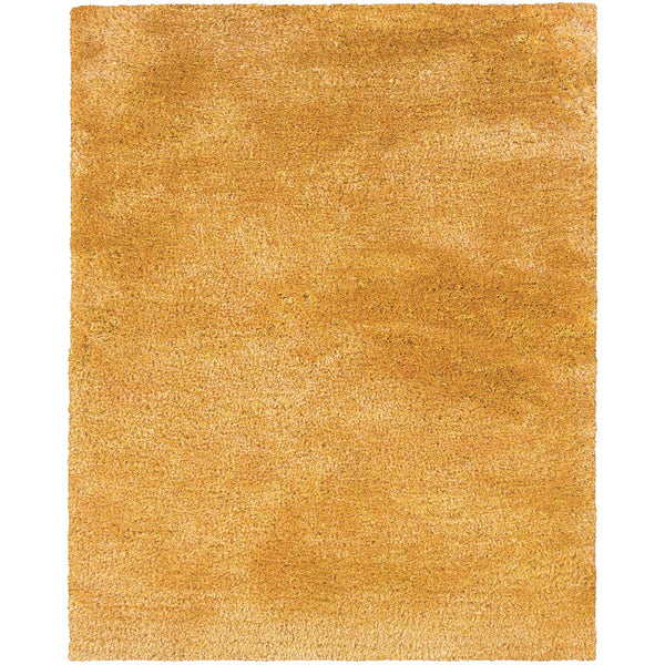 Oriental Weavers Cosmo 81107 Shag/Contemporary Solid Polyester Indoor Area Rug Gold 10' x 13' C81107305396ST