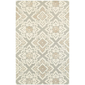 Oriental Weavers Craft 93004 Scandinavian/Global Geometric Wool Indoor Area Rug Grey/ Sand 10' x 13' C93004304396ST