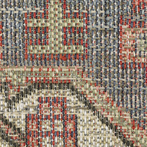 Oriental Weavers Cyprus 5606B Tribal/Oriental Tribal Polypropylene Indoor/Outdoor Area Rug Blue/ Multi 9'10" x 12'10" C5606B300390ST