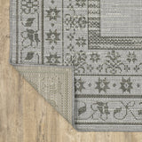 Oriental Weavers Cyprus 6153N Casual/Traditional Border Polypropylene Indoor/Outdoor Area Rug Beige/ Grey 9'10" x 12'10" C6153N300390ST