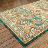 Oriental Weavers Dawson 8527A Traditional/Global Oriental Polypropylene Indoor Area Rug Teal/ Brown 7'10" x 10'10" D8527A240330ST