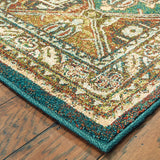 Oriental Weavers Dawson 8527A Traditional/Global Oriental Polypropylene Indoor Area Rug Teal/ Brown 7'10" x 10'10" D8527A240330ST