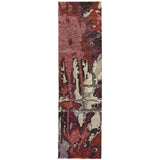 Oriental Weavers Evolution 8028B Contemporary/ Abstract Nylon, Polypropylene Indoor Area Rug Red/ Beige 2'6" x 12' E8028B076365ST