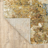 Oriental Weavers Evolution 8031B Contemporary/Mid-Century Modern Abstract Nylon, Polypropylene Indoor Area Rug Gold/ Beige 2'6" x 12' E8031B076365ST