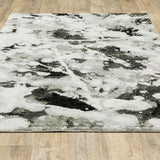 Oriental Weavers Evolution 8035B Contemporary/ Abstract Nylon, Polypropylene Indoor Area Rug Charcoal/ White 10' x 13'2" E8035B305400ST