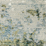 Oriental Weavers Evolution 8039E Contemporary/ Abstract Nylon, Polypropylene Indoor Area Rug Blue/ Green 2'6" x 12' E8039E076365ST