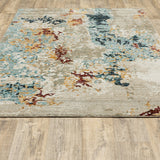 Oriental Weavers Evolution 8043K Contemporary/ Abstract Nylon, Polypropylene Indoor Area Rug Beige/ Blue 10' x 13'2" E8043K305400ST