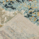 Oriental Weavers Evolution 8043K Contemporary/ Abstract Nylon, Polypropylene Indoor Area Rug Beige/ Blue 2'6" x 12' E8043K076365ST