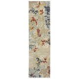 Oriental Weavers Evolution 8043K Contemporary/ Abstract Nylon, Polypropylene Indoor Area Rug Beige/ Blue 2'6" x 12' E8043K076365ST