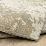 Oriental Weavers Evolution 0960A Industrial/Contemporary Abstract Nylon, Polypropylene Indoor Area Rug Beige/ Grey 10' x 13'2" E0960A3605400ST