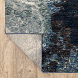 Oriental Weavers Evolution 0962A Industrial/Contemporary Abstract Nylon, Polypropylene Indoor Area Rug Blue/ Ivory 10' x 13'2" E0962A305400ST