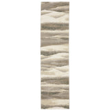 Oriental Weavers Evolution 0982C Industrial/Contemporary Abstract Nylon, Polypropylene Indoor Area Rug Beige/ Ivory 2'6" x 12' E0982C076365ST